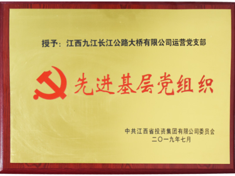 2019年先进基层党组织