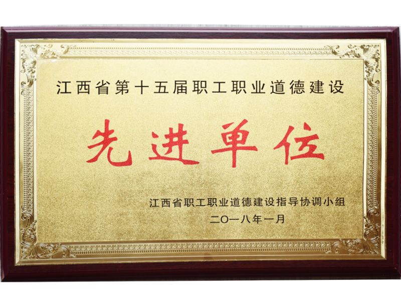 职业道德建设先进单位