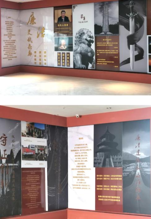 九江二桥建路桥廉洁文化长廊树清风正气